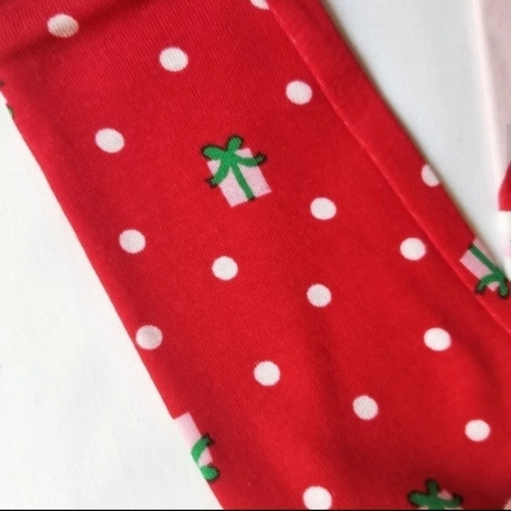 NWT Carter's Pink Red Christmas Holiday Santa Pajama 4 pc Set Baby Girl 18M New